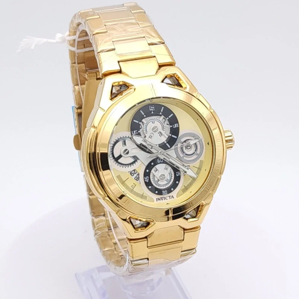 Invicta S1 Rally 79012 Gold Men's Watch NWT‎